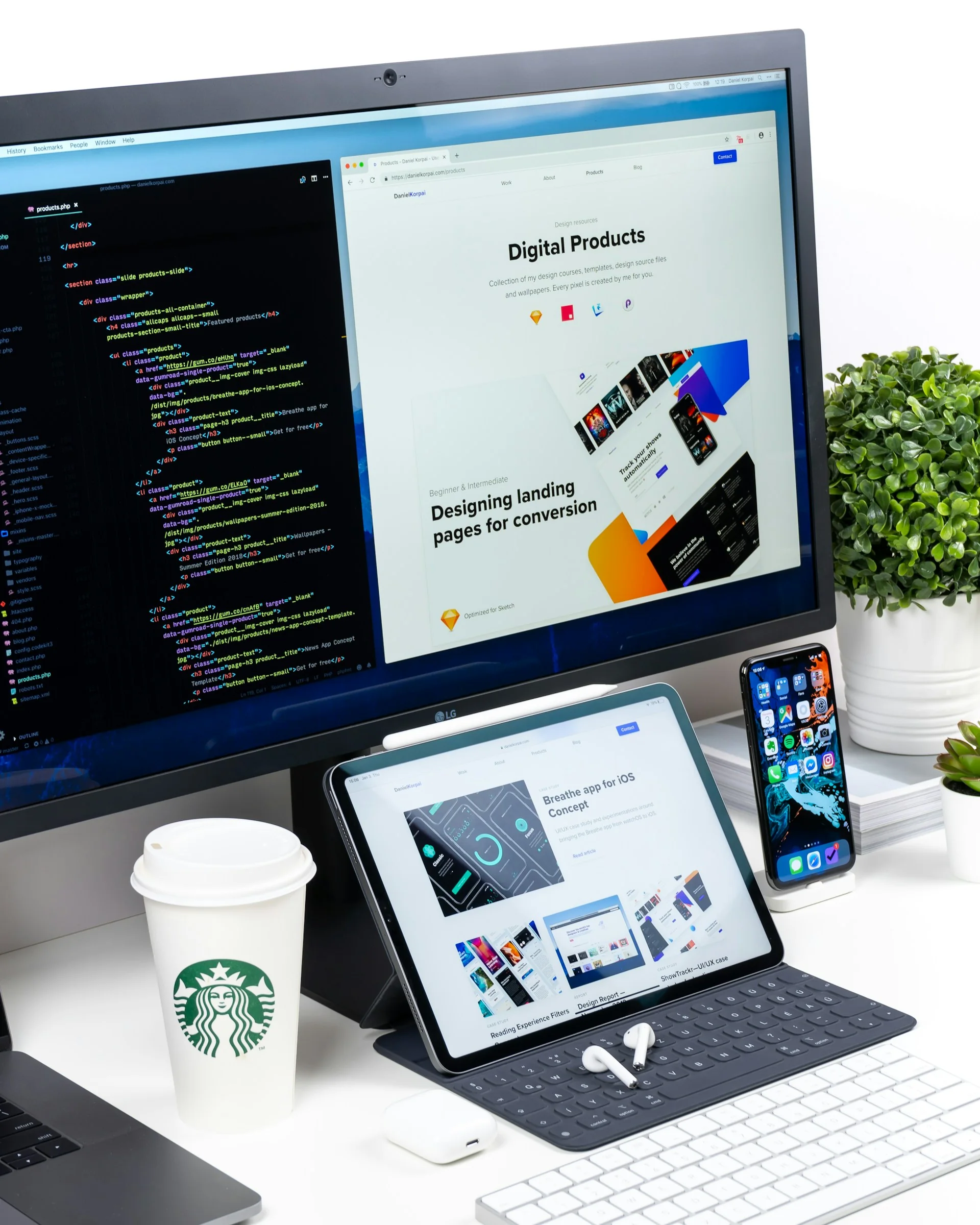 Responsive product interface presented across multiple devices